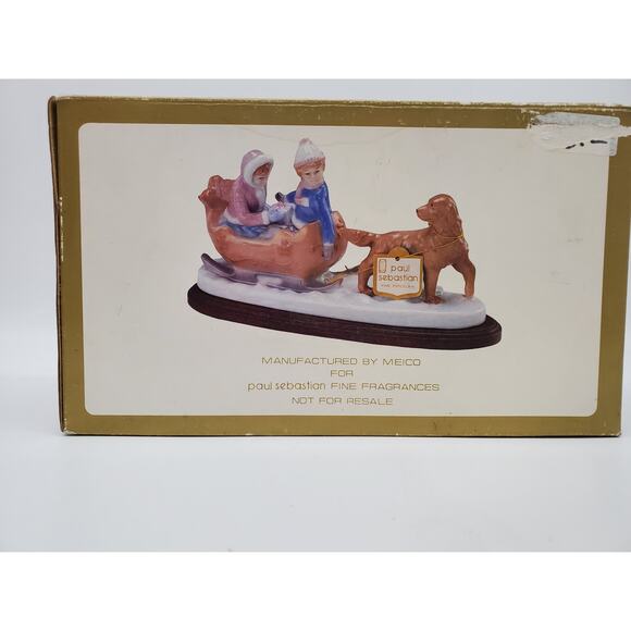 Sleigh Ride  Porcelain Figurine - Paul Sebastian Collection - Picture 5 of 7